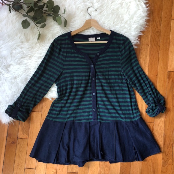 Anthropologie Tops - Anthropologie Postmark peplum Top